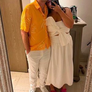 Revolve top and rebecca Taylor skirt